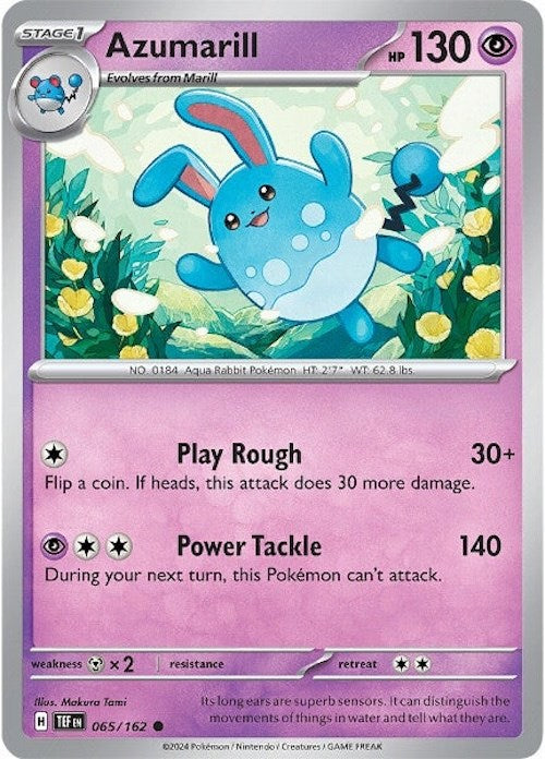 Azumarill (065/162) [Scarlet & Violet: Temporal Forces] | Eastridge Sports Cards & Games