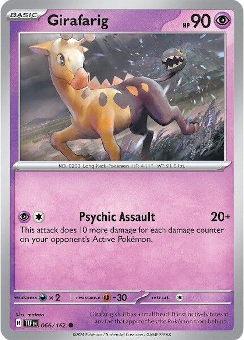 Girafarig (066/162) [Scarlet & Violet: Temporal Forces] | Eastridge Sports Cards & Games