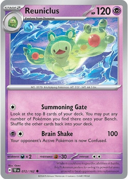 Reuniclus (072/162) [Scarlet & Violet: Temporal Forces] | Eastridge Sports Cards & Games