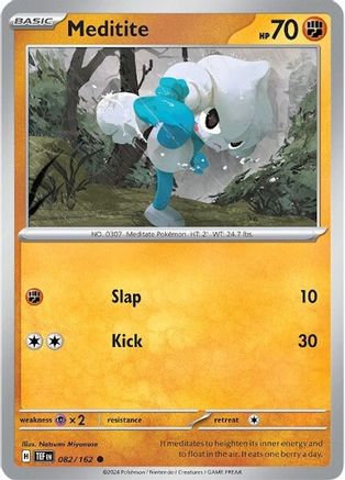 Meditite (082/162) [Scarlet & Violet: Temporal Forces] | Eastridge Sports Cards & Games