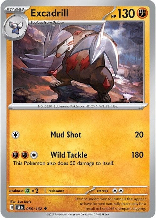 Excadrill (086/162) [Scarlet & Violet: Temporal Forces] | Eastridge Sports Cards & Games