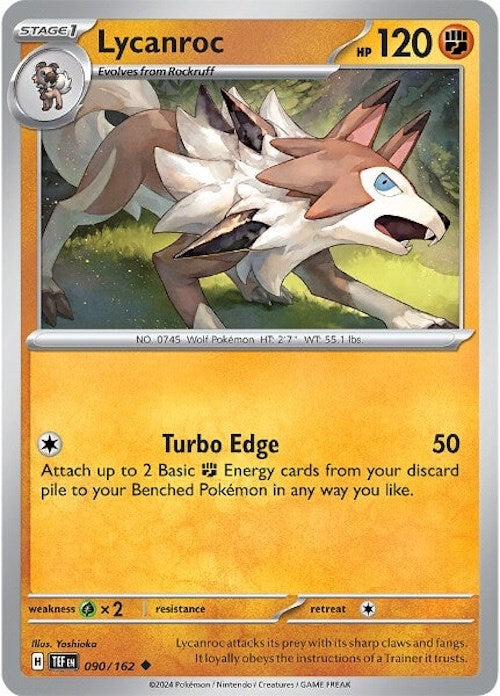 Lycanroc (090/162) [Scarlet & Violet: Temporal Forces] | Eastridge Sports Cards & Games