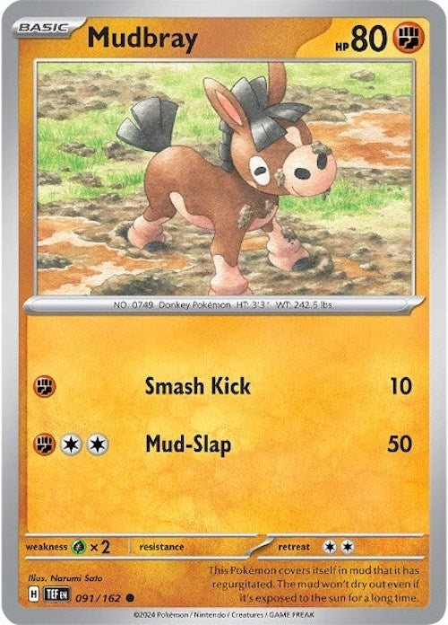 Mudbray (091/162) [Scarlet & Violet: Temporal Forces] | Eastridge Sports Cards & Games