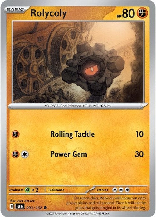 Rolycoly (093/162) [Scarlet & Violet: Temporal Forces] | Eastridge Sports Cards & Games