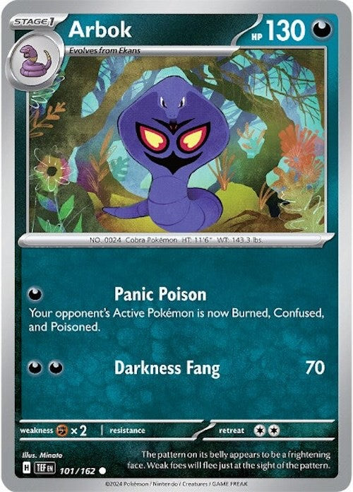 Arbok (101/162) [Scarlet & Violet: Temporal Forces] | Eastridge Sports Cards & Games