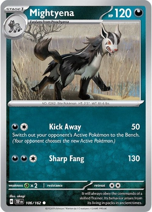 Mightyena (106/162) [Scarlet & Violet: Temporal Forces] | Eastridge Sports Cards & Games