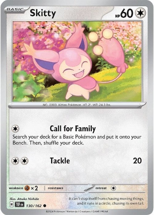 Skitty (130/162) [Scarlet & Violet: Temporal Forces] | Eastridge Sports Cards & Games