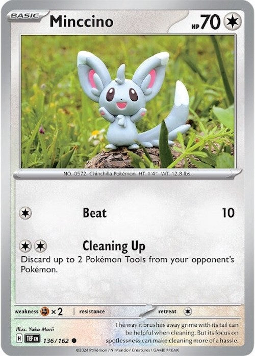 Minccino (136/162) [Scarlet & Violet: Temporal Forces] | Eastridge Sports Cards & Games