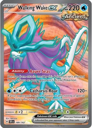 Walking Wake ex (189/162) [Scarlet & Violet: Temporal Forces] | Eastridge Sports Cards & Games