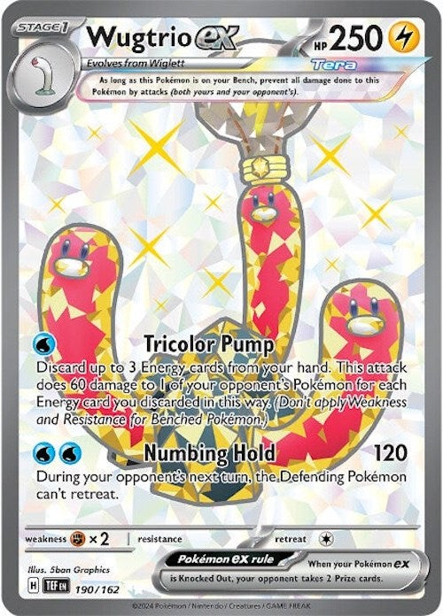 Wugtrio ex (190/162) [Scarlet & Violet: Temporal Forces] | Eastridge Sports Cards & Games