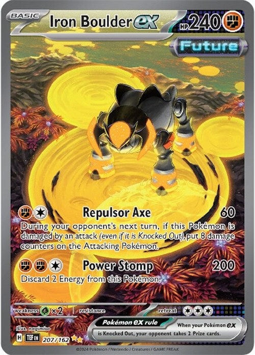 Iron Boulder ex (207/162) [Scarlet & Violet: Temporal Forces] | Eastridge Sports Cards & Games