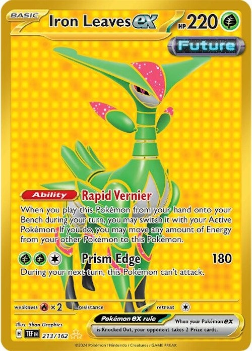 Iron Leaves ex (213/162) [Scarlet & Violet: Temporal Forces] | Eastridge Sports Cards & Games