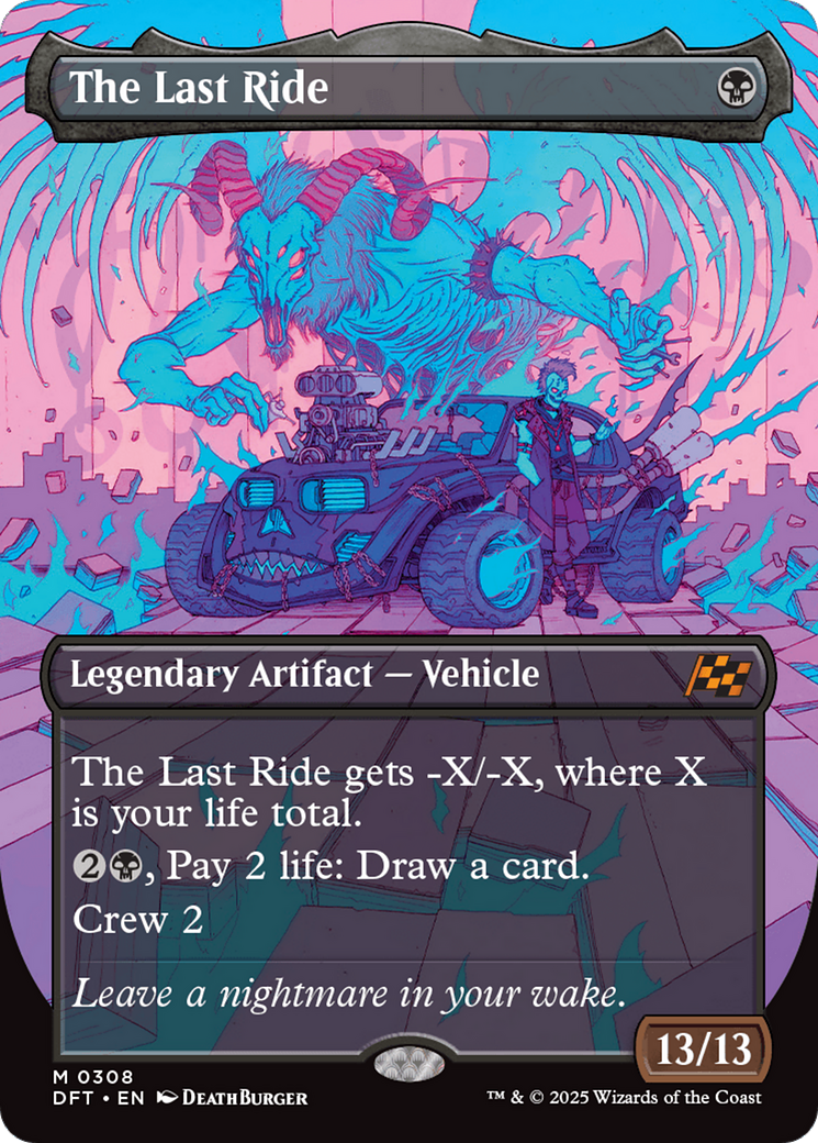 The Last Ride (Borderless) [Aetherdrift] | Eastridge Sports Cards & Games