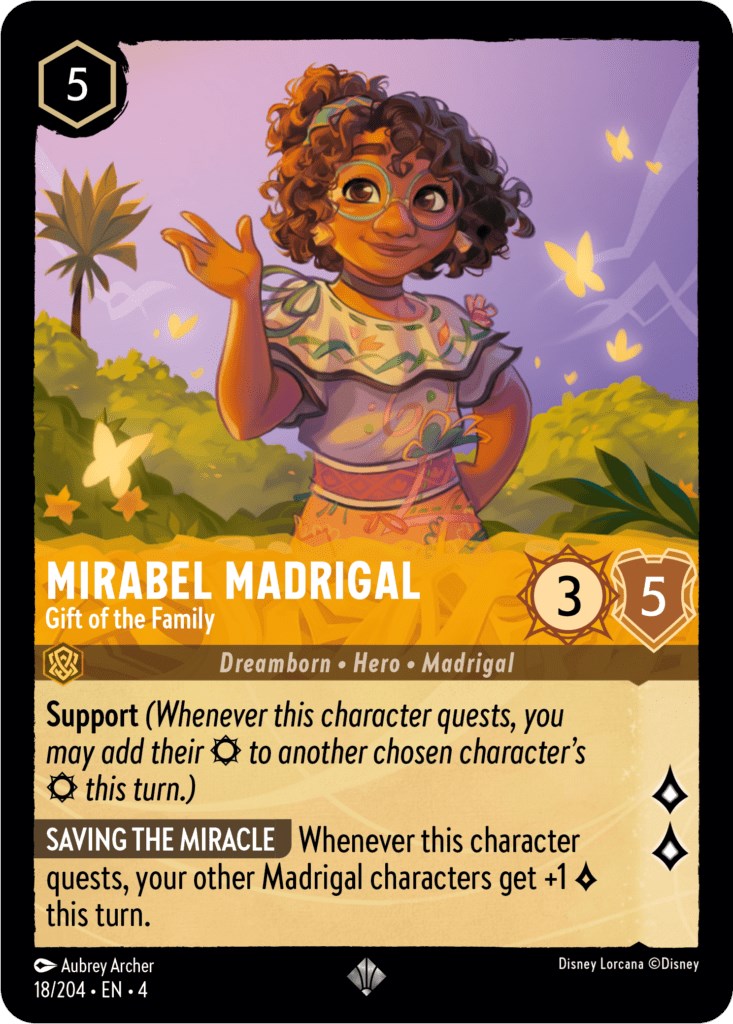 Mirabel Madrigal - Gift of the Family (18/204) [Ursula's Return] | Eastridge Sports Cards & Games