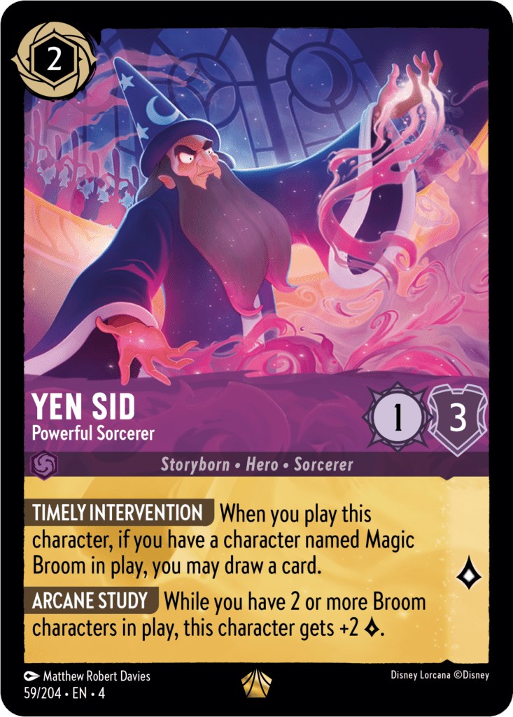 Yen Sid - Powerful Sorcerer (59/204) (59/204) [Ursula's Return] | Eastridge Sports Cards & Games