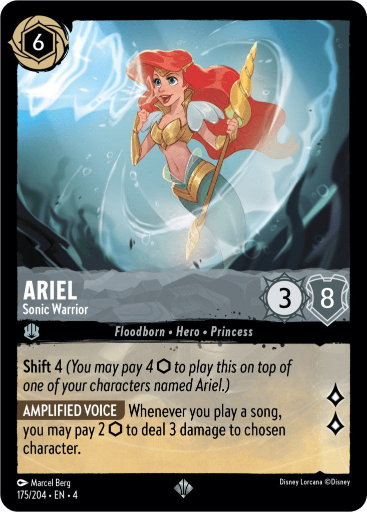 Ariel - Sonic Warrior (175/204) [Ursula's Return] | Eastridge Sports Cards & Games