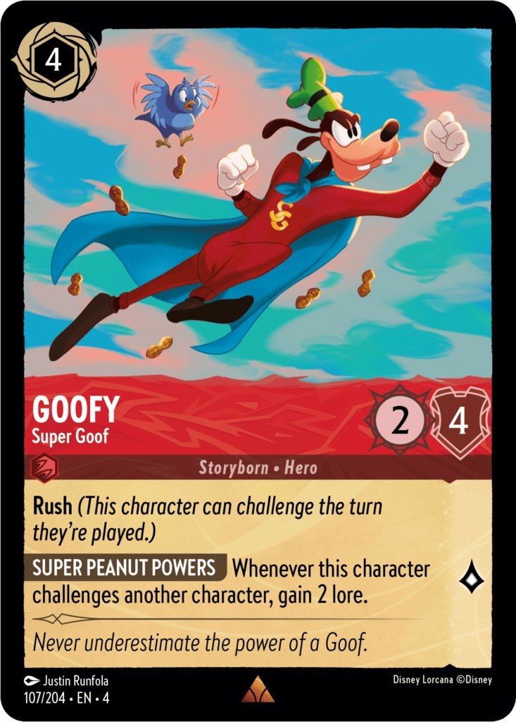 Goofy - Super Goof (107/204) [Ursula's Return] | Eastridge Sports Cards & Games