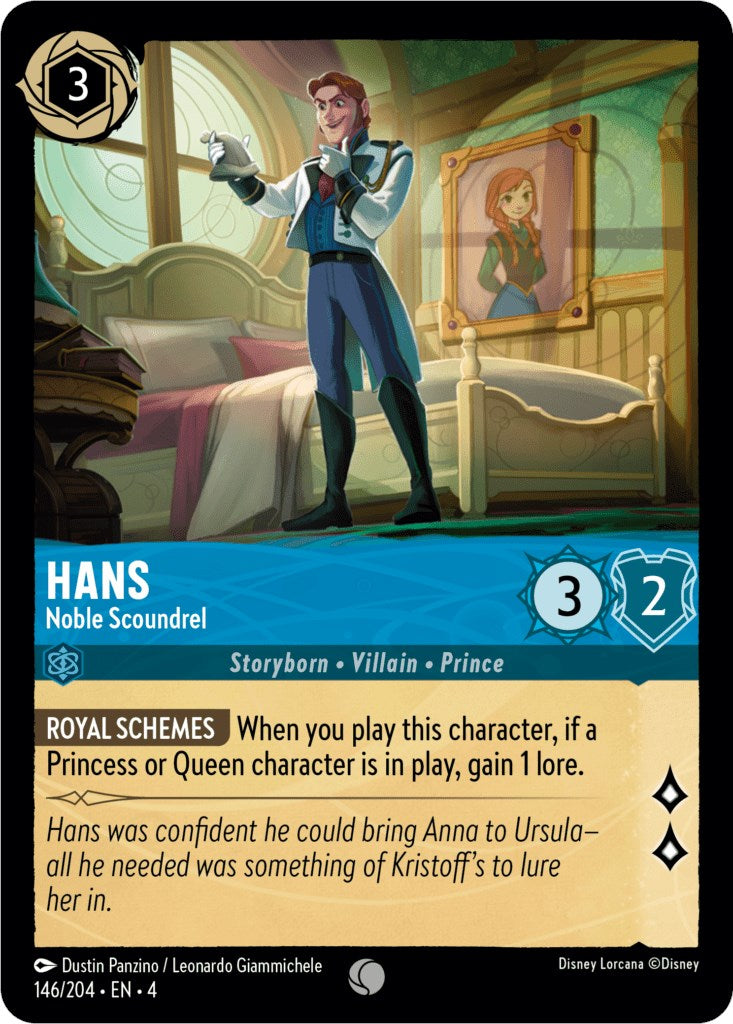 Hans - Noble Scoundrel (146/204) [Ursula's Return] | Eastridge Sports Cards & Games