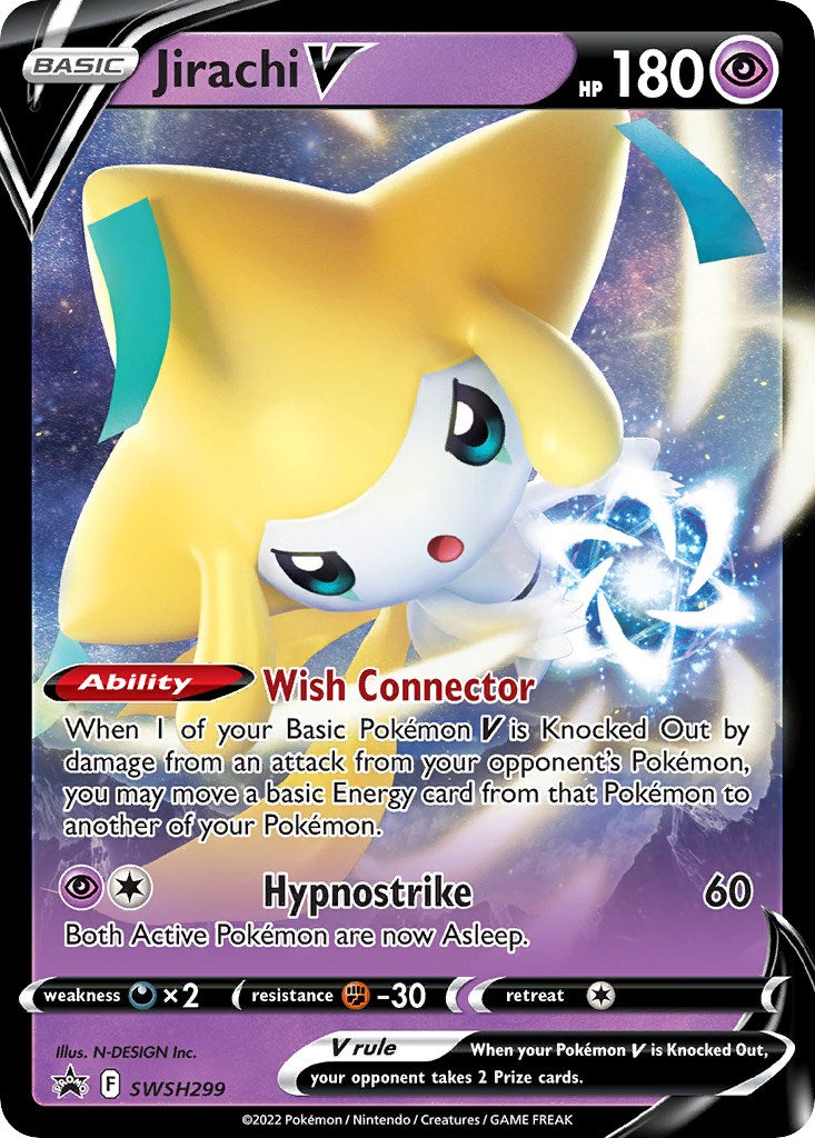 Jirachi V (SWSH299) [Sword & Shield: Black Star Promos] | Eastridge Sports Cards & Games