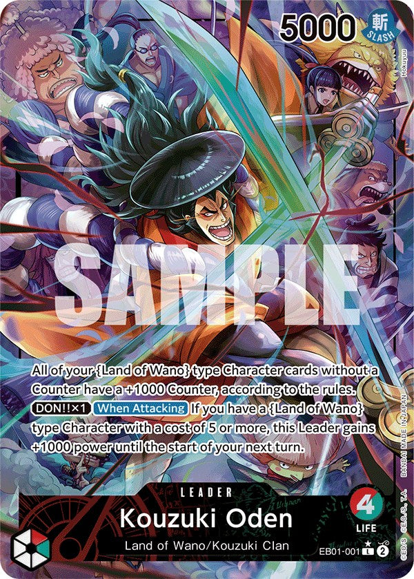 Kouzuki Oden (Alternate Art) [Extra Booster: Memorial Collection] | Eastridge Sports Cards & Games
