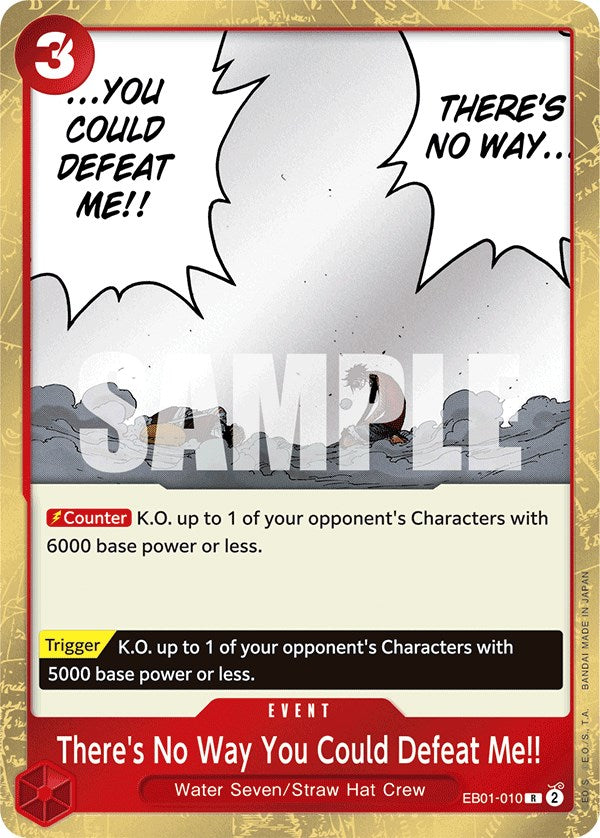 There's No Way You Could Defeat Me!! [Extra Booster: Memorial Collection] | Eastridge Sports Cards & Games