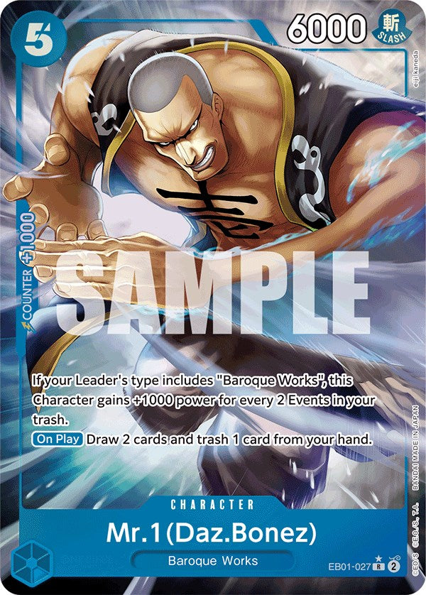 Mr. 1 (Daz.Bonez) (Alternate Art) [Extra Booster: Memorial Collection] | Eastridge Sports Cards & Games