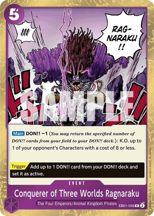 Conquerer of Three Worlds Ragnaraku [Extra Booster: Memorial Collection] | Eastridge Sports Cards & Games
