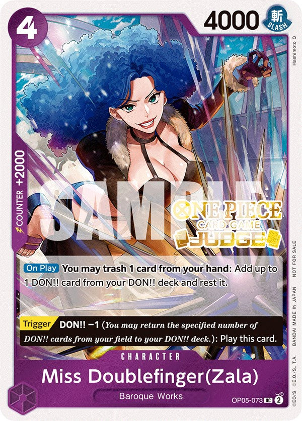 Miss Doublefinger(Zala) (Judge Pack Vol. 3) [One Piece Promotion Cards] | Eastridge Sports Cards & Games