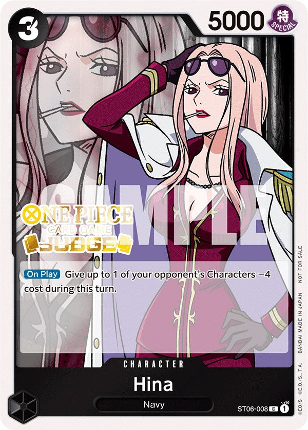 Hina (Judge Pack Vol. 3) [One Piece Promotion Cards] | Eastridge Sports Cards & Games