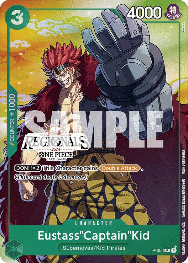 Eustass"Captain"Kid (Offline Regional 2024 Vol. 2) [Participant] [One Piece Promotion Cards] | Eastridge Sports Cards & Games