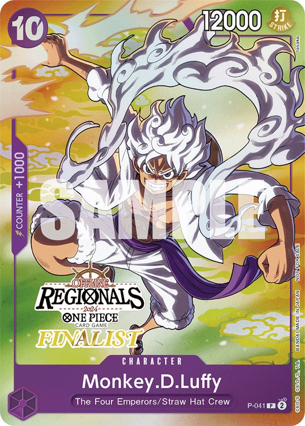 Monkey.D.Luffy (Online Regional 2024 Vol. 2) [Finalist] [One Piece Promotion Cards] | Eastridge Sports Cards & Games