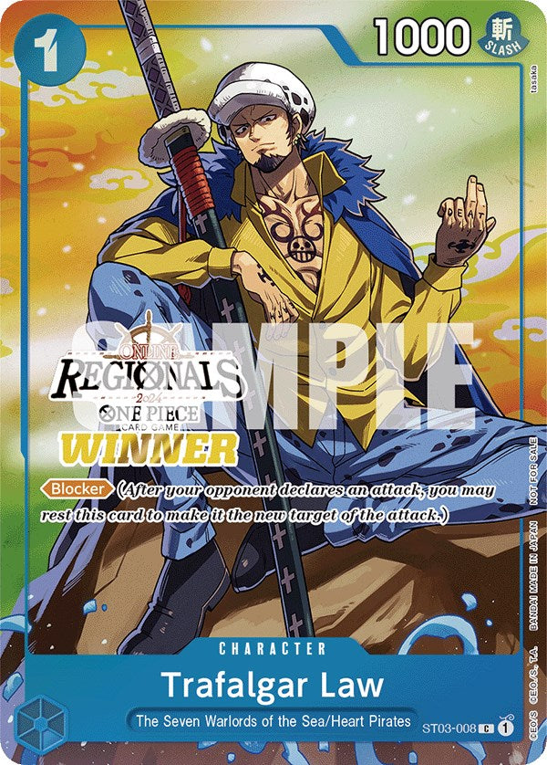 Trafalgar Law (Online Regional 2024 Vol. 2) [Winner] [One Piece Promotion Cards] | Eastridge Sports Cards & Games