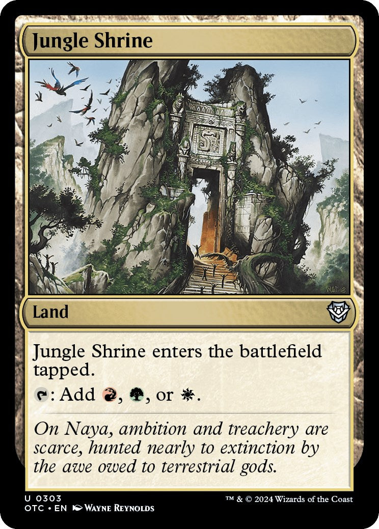 Jungle Shrine [Outlaws of Thunder Junction Commander] | Eastridge Sports Cards & Games