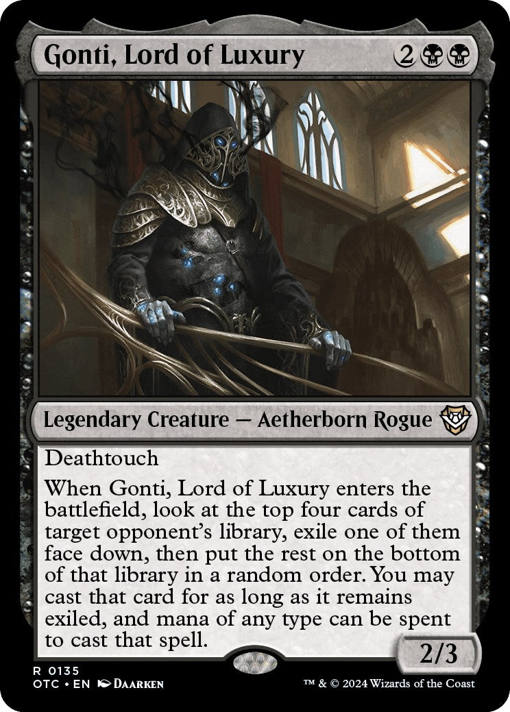 Gonti, Lord of Luxury [Outlaws of Thunder Junction Commander] | Eastridge Sports Cards & Games