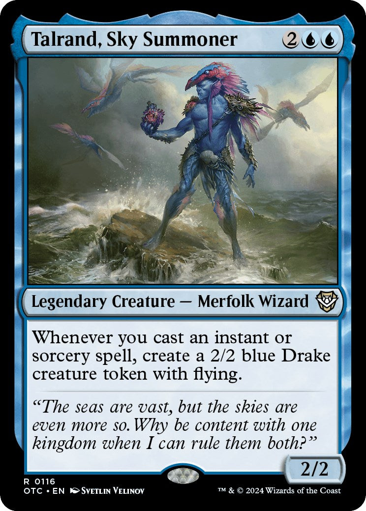 Talrand, Sky Summoner [Outlaws of Thunder Junction Commander] | Eastridge Sports Cards & Games