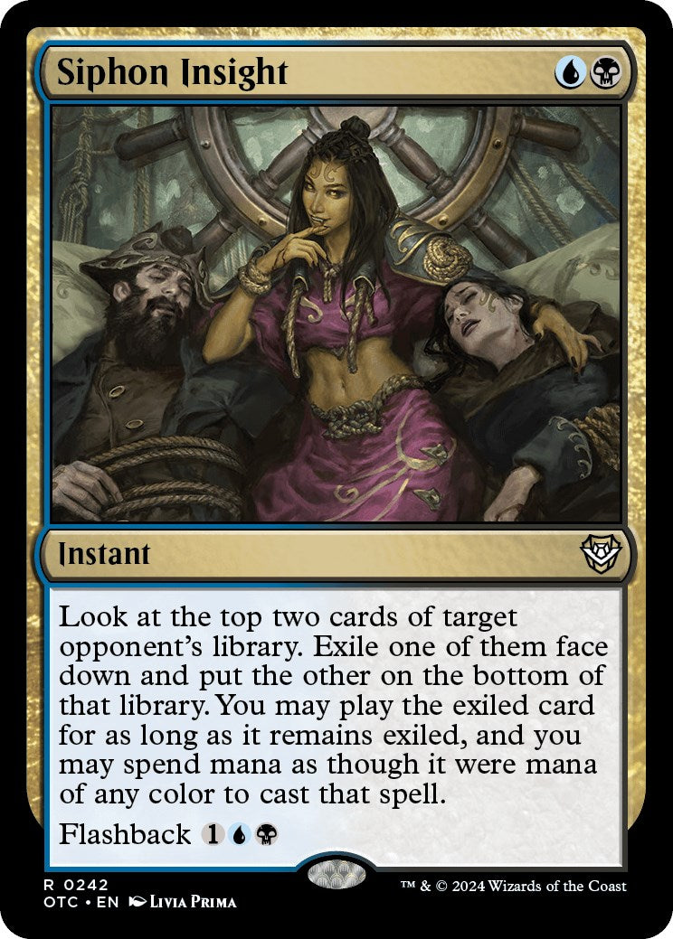 Siphon Insight [Outlaws of Thunder Junction Commander] | Eastridge Sports Cards & Games