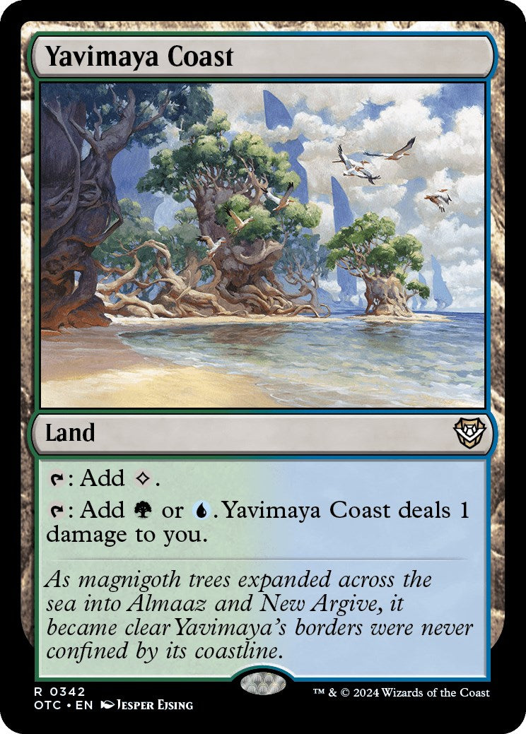 Yavimaya Coast [Outlaws of Thunder Junction Commander] | Eastridge Sports Cards & Games