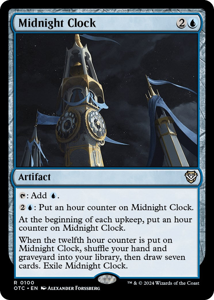 Midnight Clock [Outlaws of Thunder Junction Commander] | Eastridge Sports Cards & Games