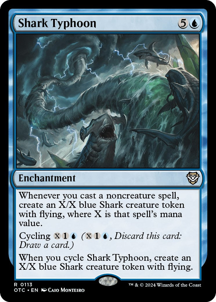 Shark Typhoon [Outlaws of Thunder Junction Commander] | Eastridge Sports Cards & Games