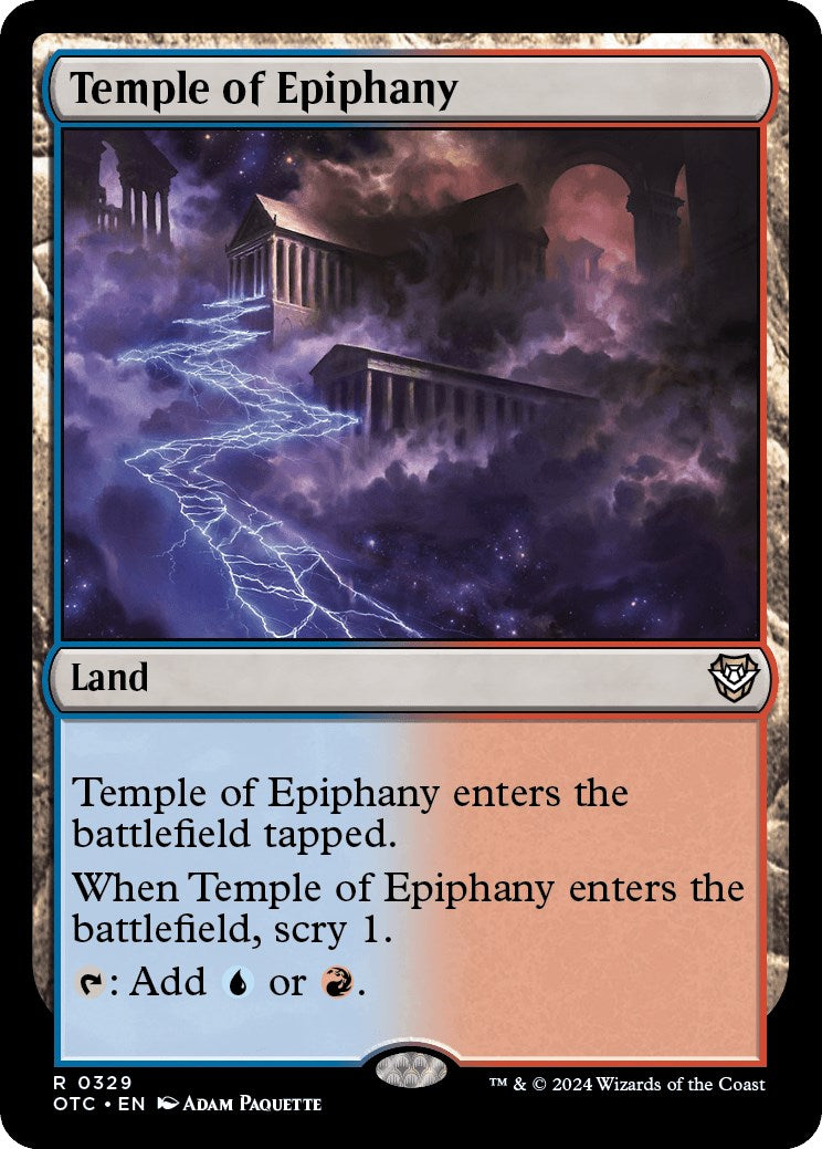 Temple of Epiphany [Outlaws of Thunder Junction Commander] | Eastridge Sports Cards & Games