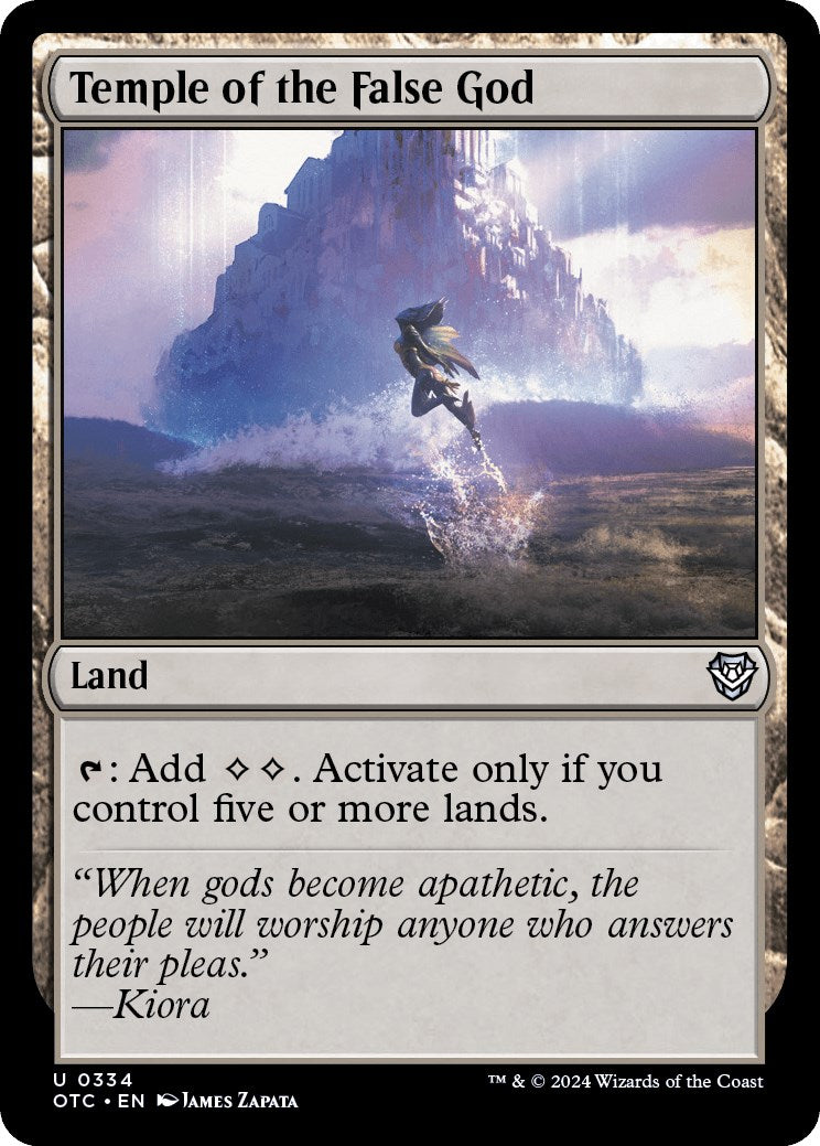 Temple of the False God [Outlaws of Thunder Junction Commander] | Eastridge Sports Cards & Games