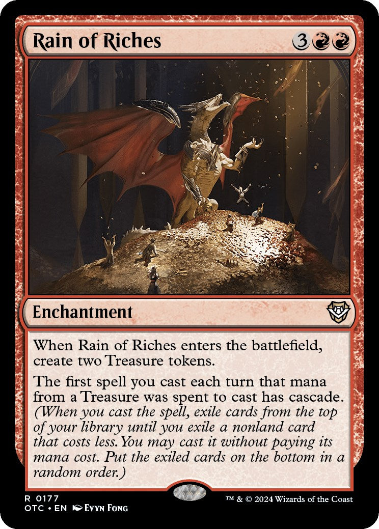 Rain of Riches [Outlaws of Thunder Junction Commander] | Eastridge Sports Cards & Games