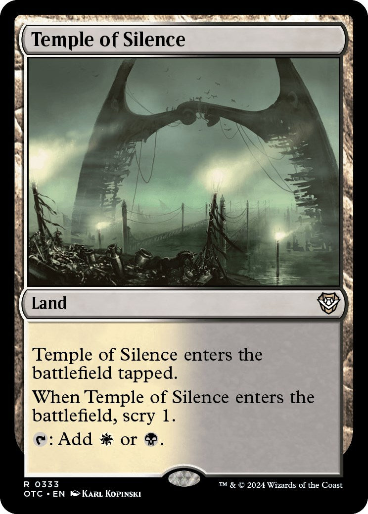 Temple of Silence [Outlaws of Thunder Junction Commander] | Eastridge Sports Cards & Games