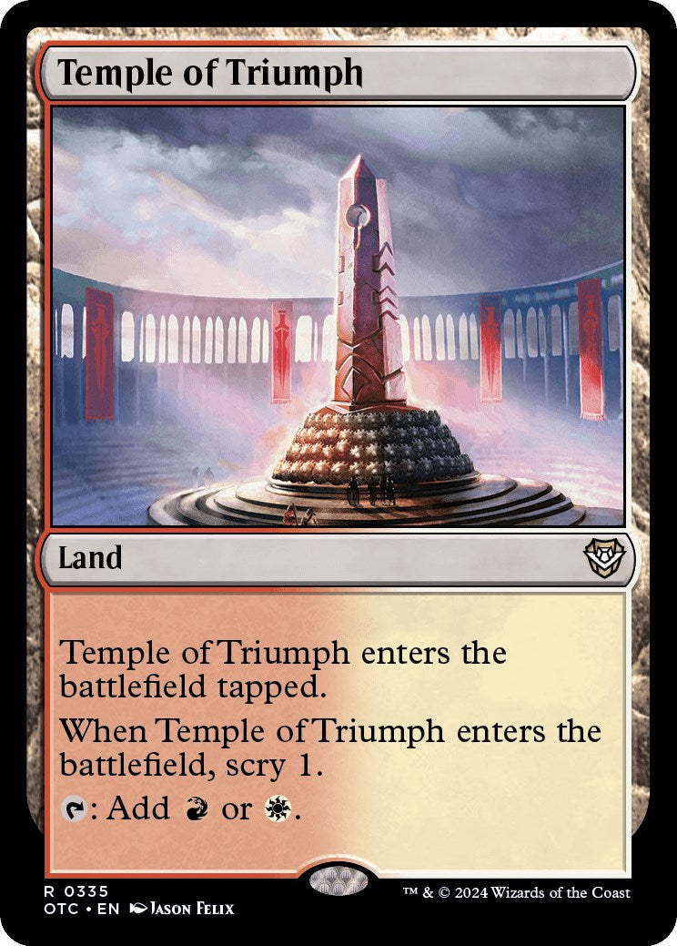 Temple of Triumph [Outlaws of Thunder Junction Commander] | Eastridge Sports Cards & Games
