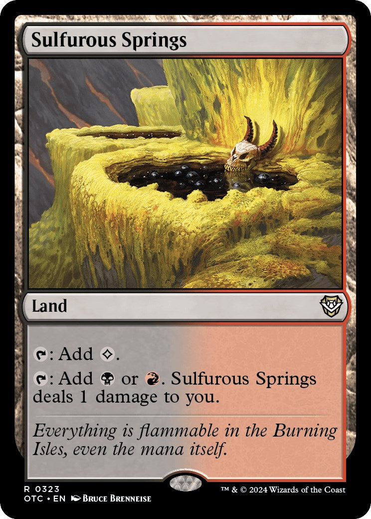 Sulfurous Springs [Outlaws of Thunder Junction Commander] | Eastridge Sports Cards & Games