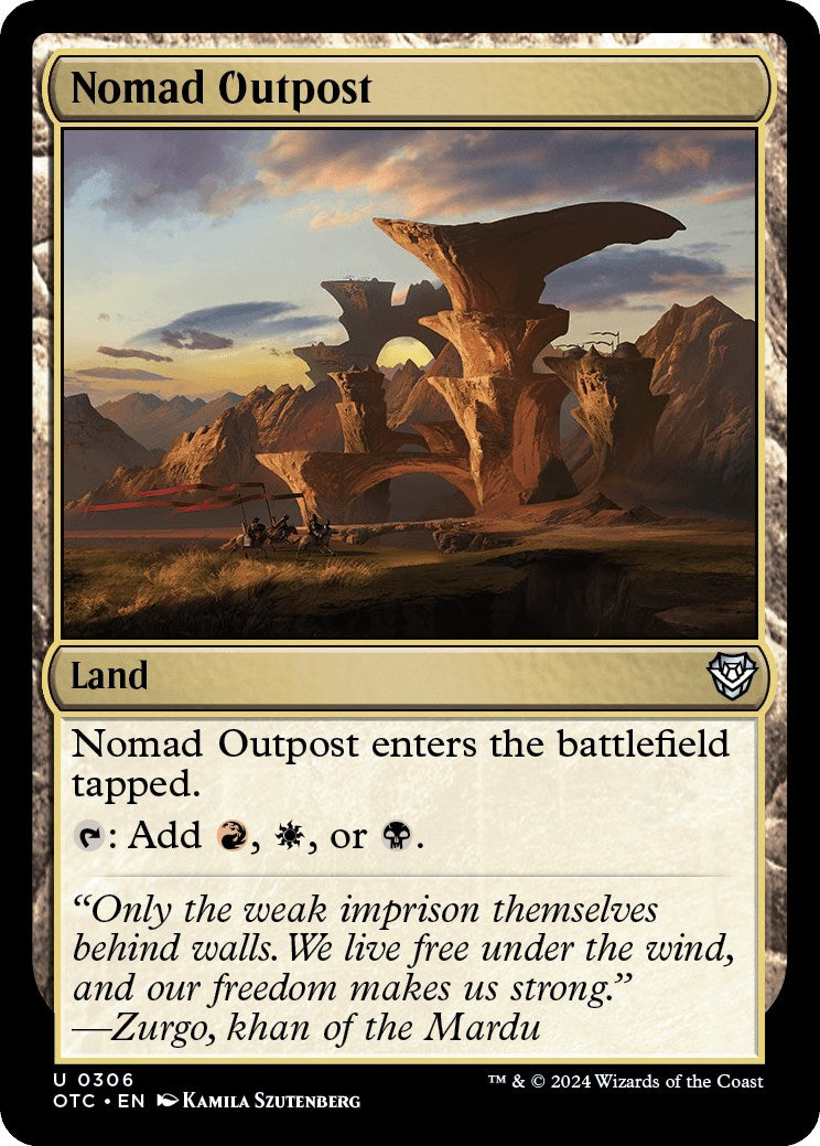 Nomad Outpost [Outlaws of Thunder Junction Commander] | Eastridge Sports Cards & Games