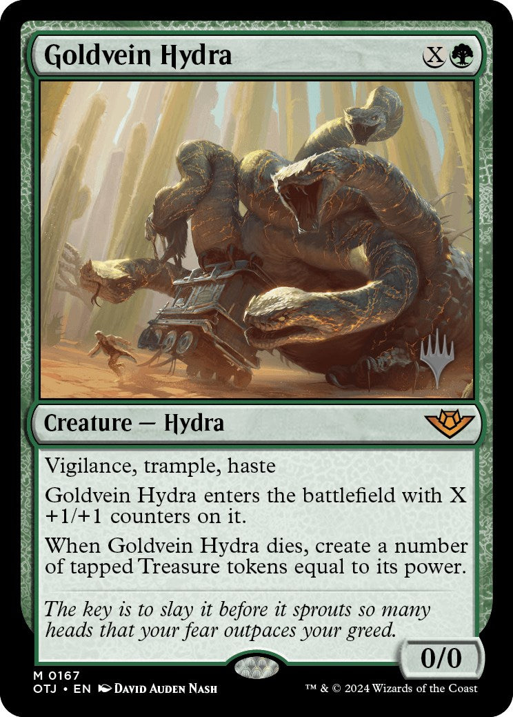 Goldvein Hydra (Promo Pack) [Outlaws of Thunder Junction Promos] | Eastridge Sports Cards & Games
