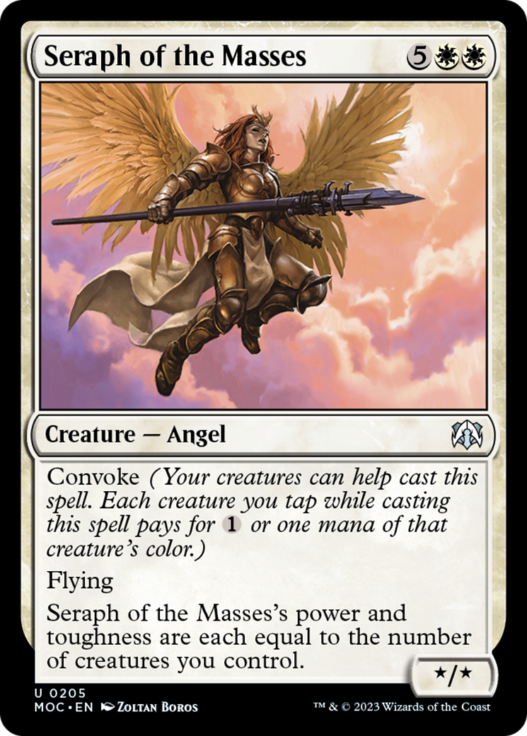 Seraph of the Masses [March of the Machine Commander] | Eastridge Sports Cards & Games