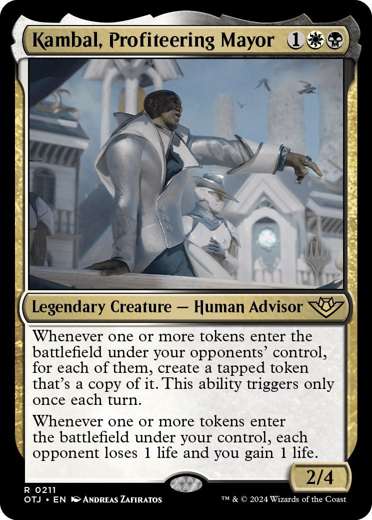 Kambal, Profiteering Mayor (Promo Pack) [Outlaws of Thunder Junction Promos] | Eastridge Sports Cards & Games