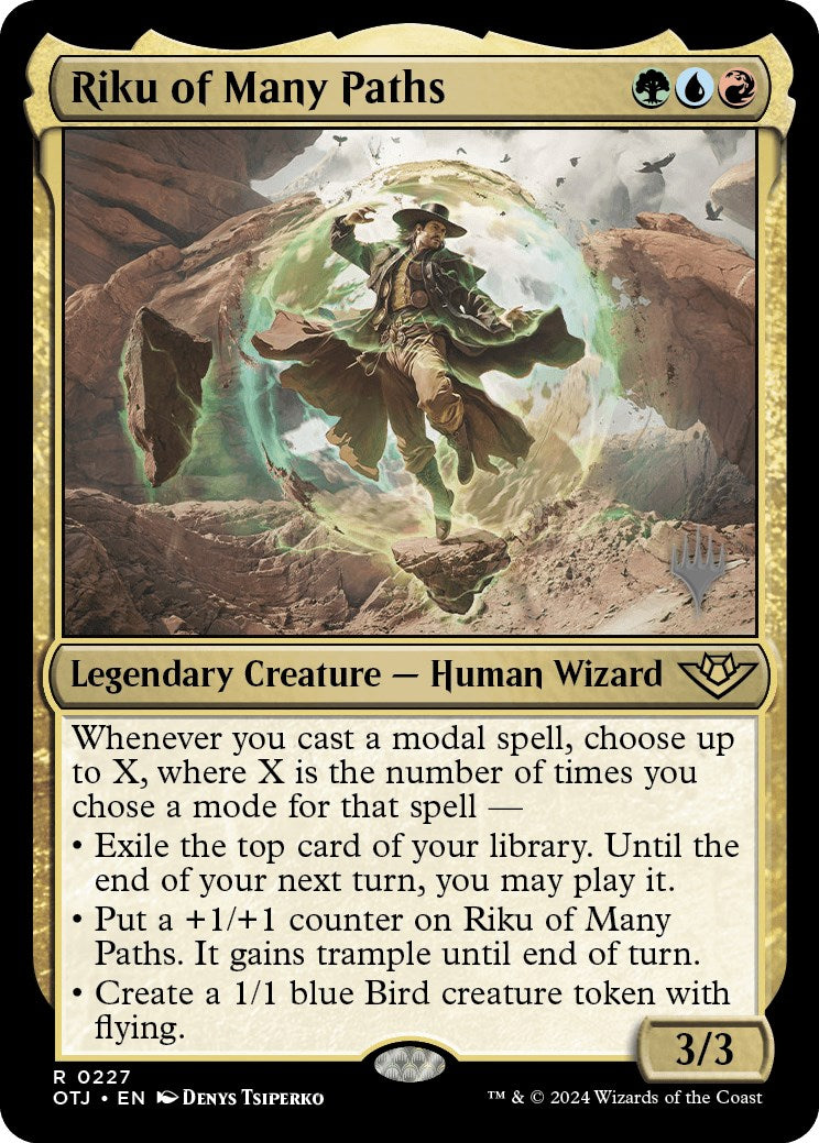 Riku of Many Paths (Promo Pack) [Outlaws of Thunder Junction Promos] | Eastridge Sports Cards & Games